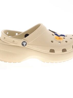 CROCS Platform Clog in Cream